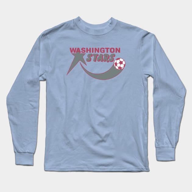 Defunct Washington Stars ASL Soccer 1987 Long Sleeve T-Shirt by LocalZonly